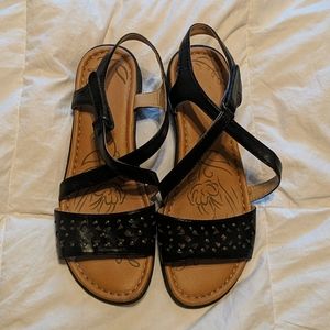 Black Naturalizer sandals